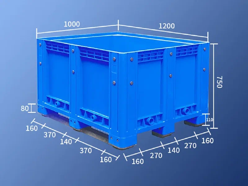 1210 FPBSS75 Blue Large Bulk Container