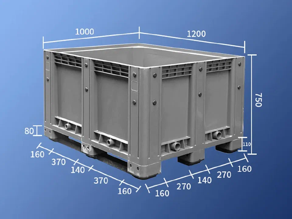 1210 FPBSS75 Grey Large Bulk Container