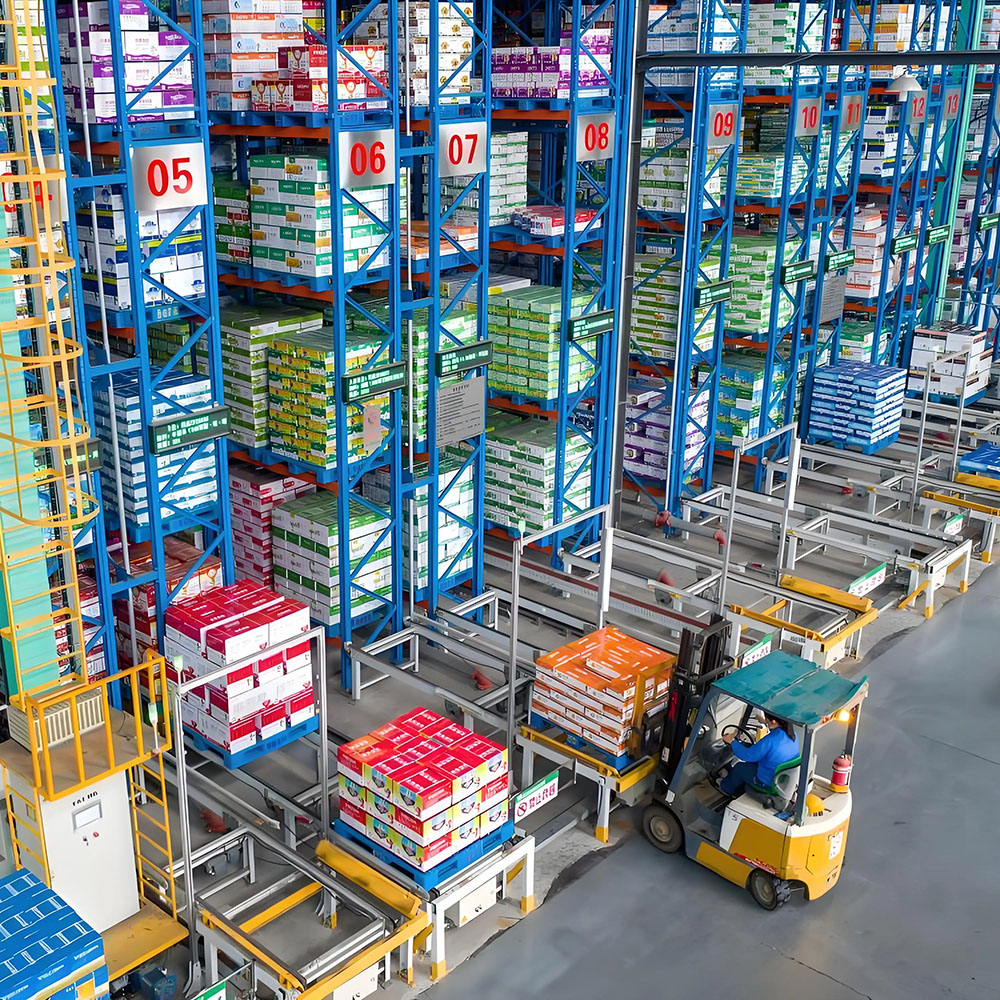 1210 open deck 3-runner plastic pallet industry use 1