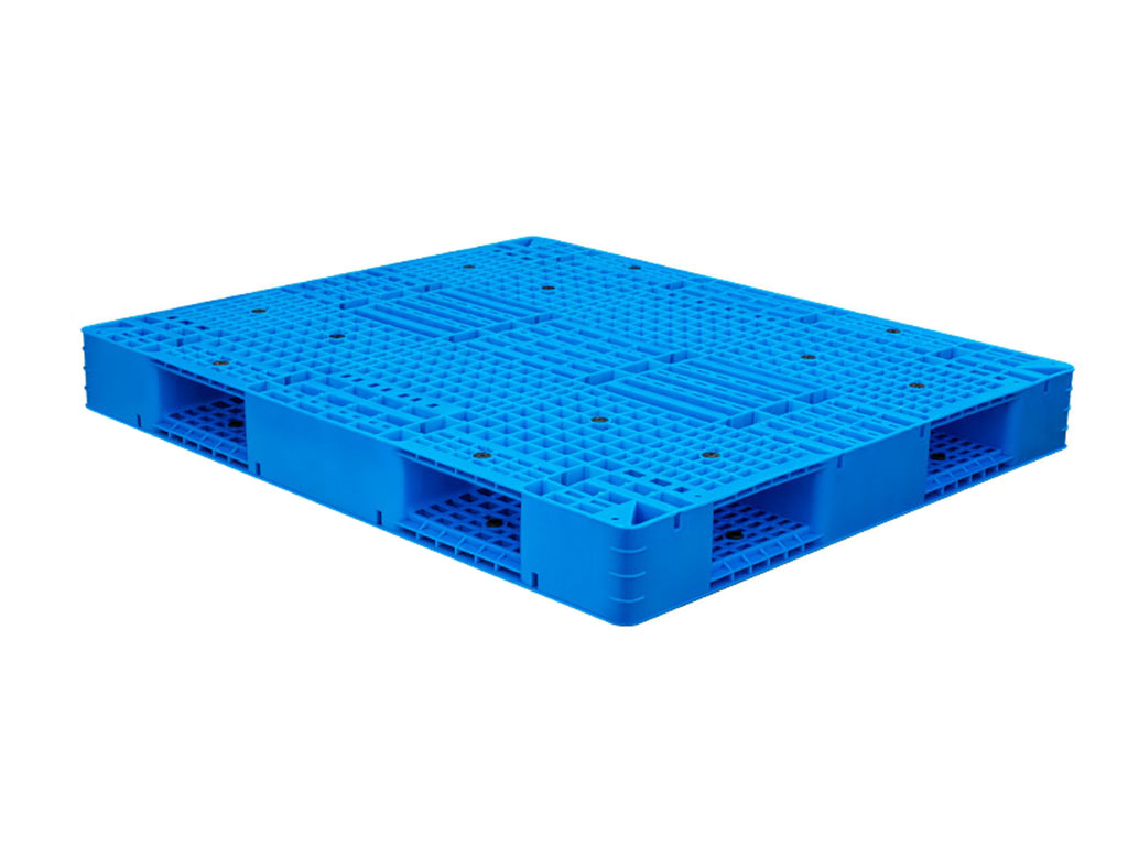 1412 open deck double-faced plastic pallet