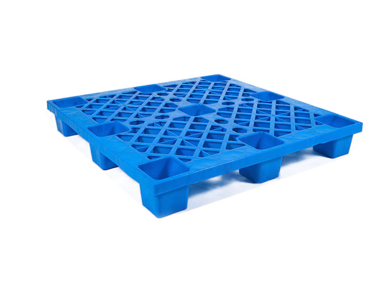 1010 open deck 9-leg plastic pallet