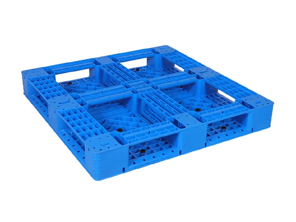 1208 open deck perimeter-base plastic pallet showcase 2
