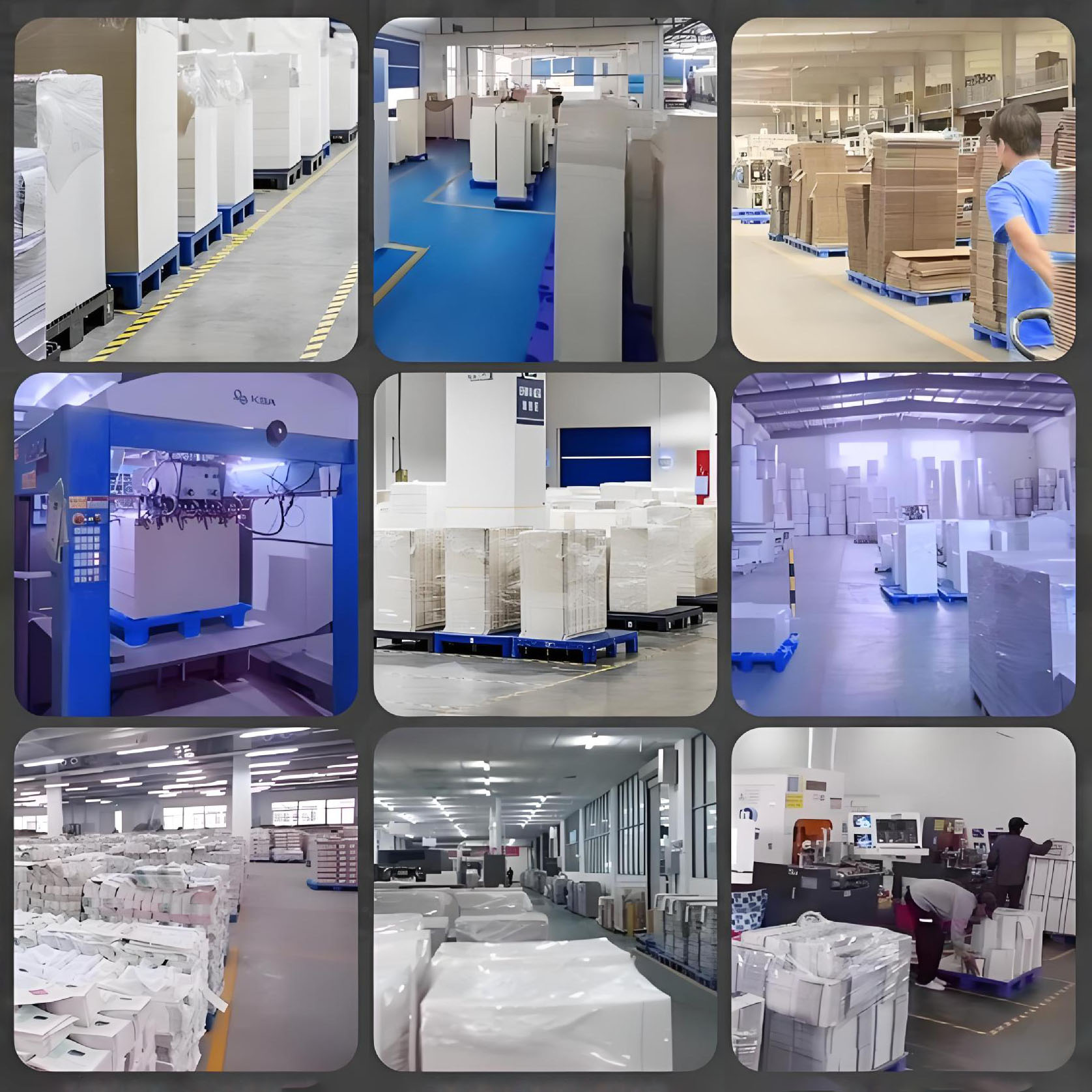 105075 printing press plastic pallet industry use 1